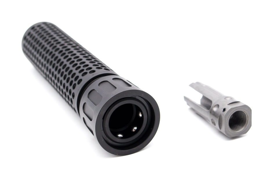 5KU KAC Style 180mm 556 QDC Dummy Suppressor / Barrel Extension 14mm CCW Black