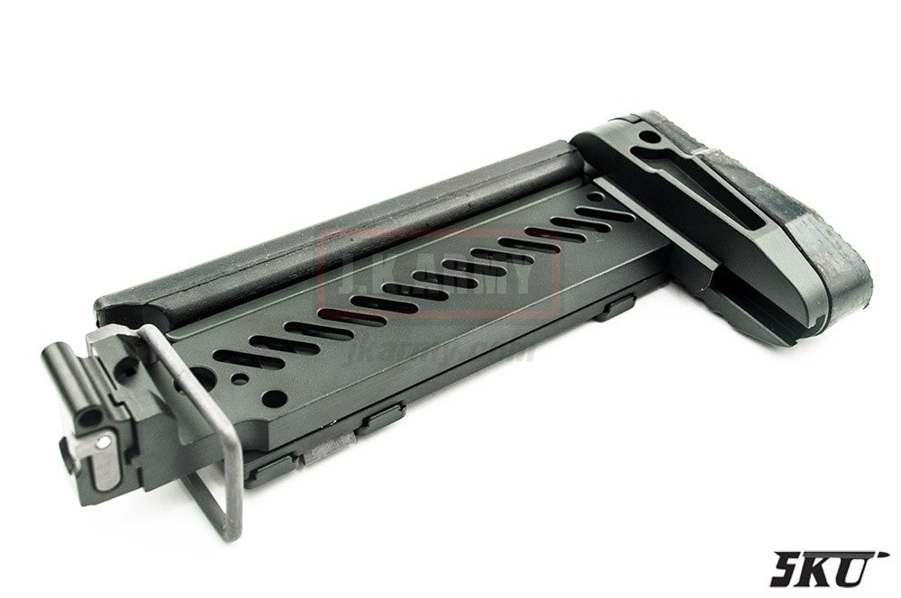 5KU PT-1 Style AK Side Folding Stock for E&L AK Airsoft ( Black )