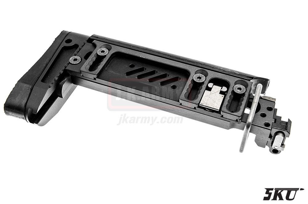 5KU PT-1 Style AK Side Folding Stock for CYMA AK ( BK )