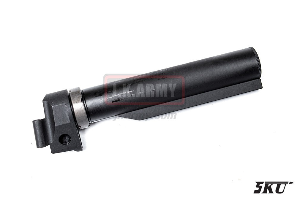 5KU Folding Stock Pipe Adapter for AK Series For CYMA / LCT / GHK ( AK to M4 Adapter with Buffer Tube ) ( Black )