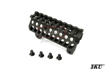 5KU B19 Upper Rail Handguard for AK Series Rifle ( BK )