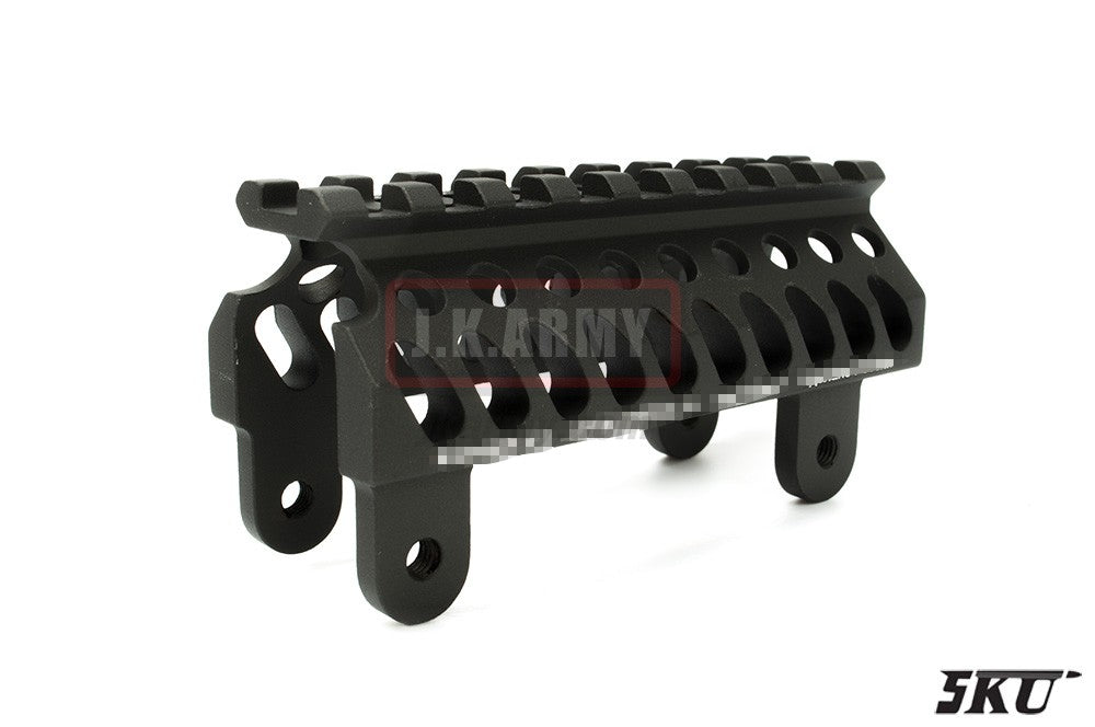 5KU B19 Upper Rail Handguard for AK Series Rifle ( BK )