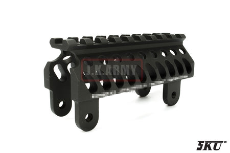 5KU B19 Upper Rail Handguard for AK Series Rifle ( BK )