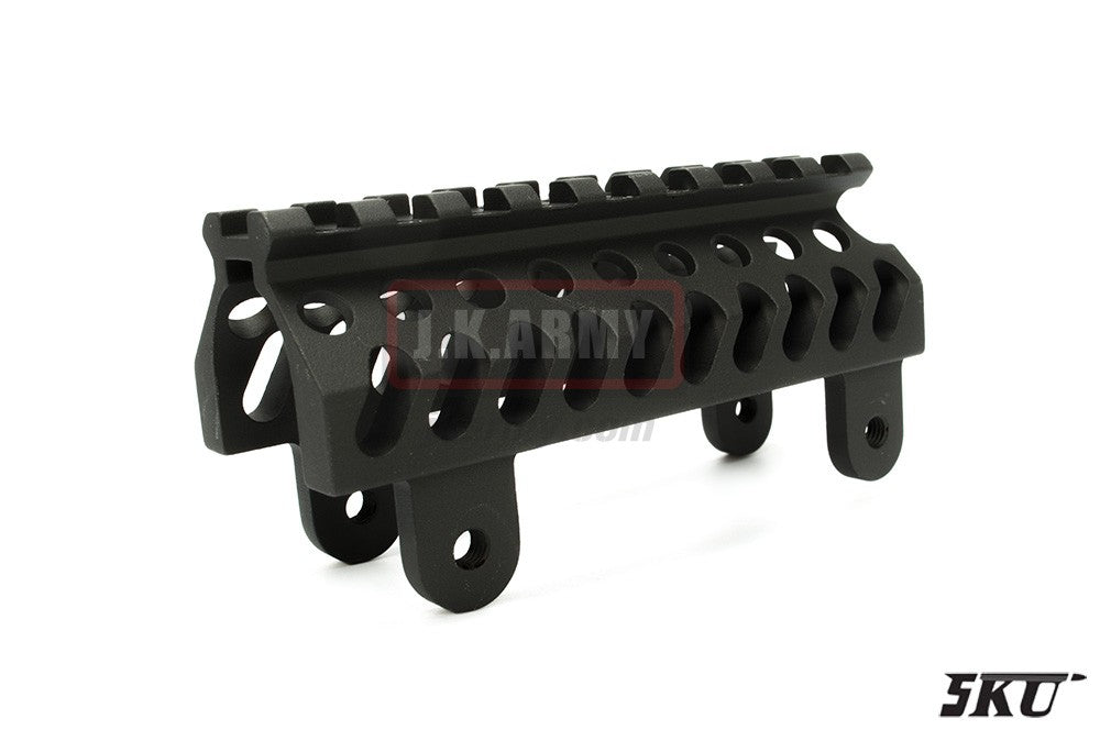 5KU B19 Upper Rail Handguard for AK Series Rifle ( BK )
