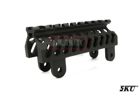 5KU B19 Upper Rail Handguard for AK Series Rifle ( BK )