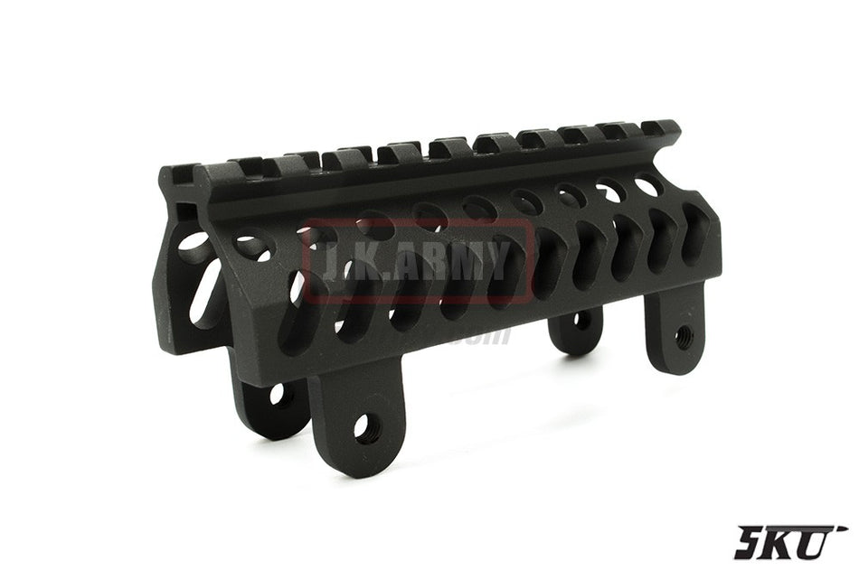 5KU B19 Upper Rail Handguard for AK Series Rifle ( BK )