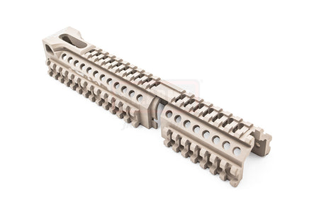 5KU B-30 Long Lower Rail Handguard for AK Series Rifle ( Tan )