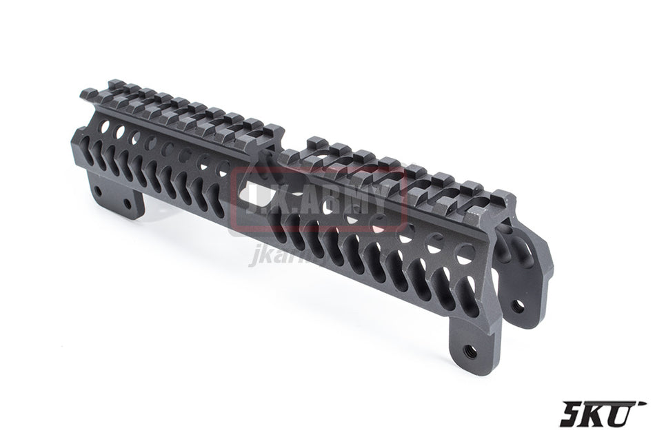 5KU Extra Long Upper Handguard for AK Series Rifle ( Black ) ( B31 Style )