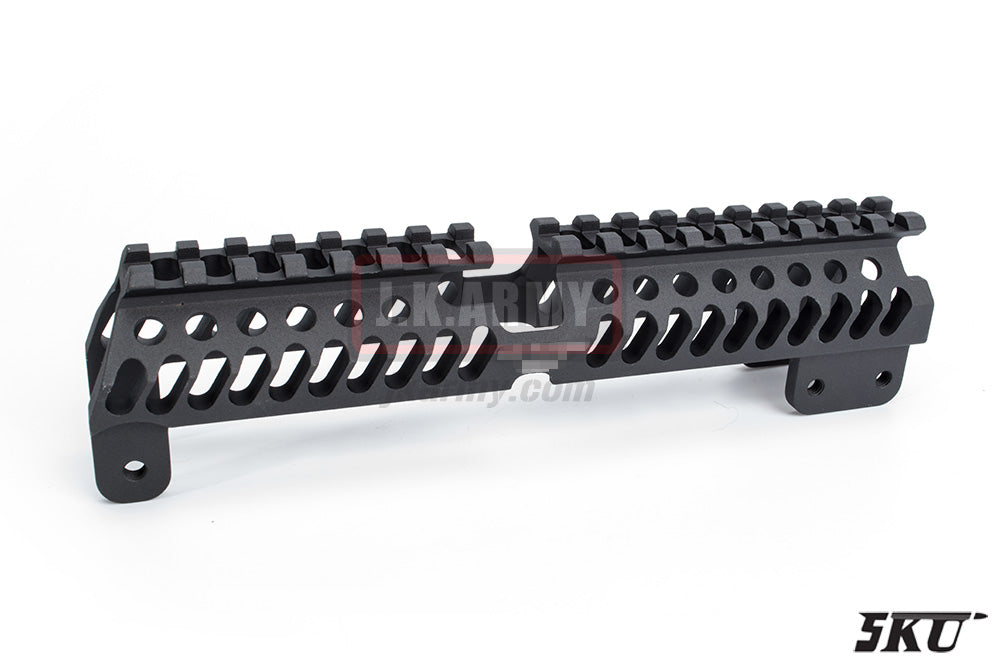 5KU Extra Long Upper Handguard for AK Series Rifle ( Black ) ( B31 Style )