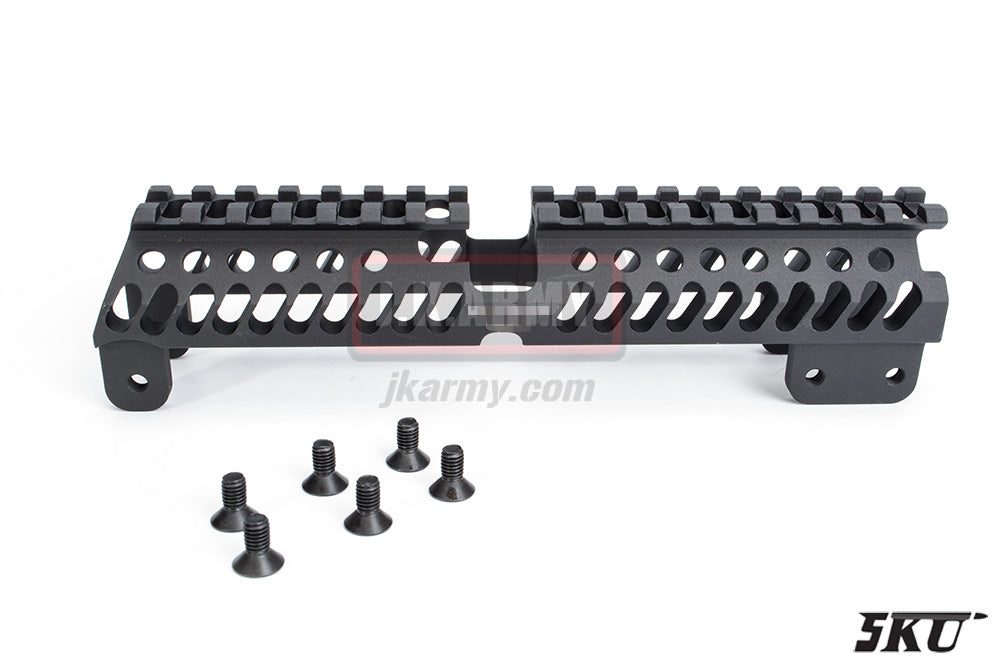 5KU Extra Long Upper Handguard for AK Series Rifle ( Black ) ( B31 Style )
