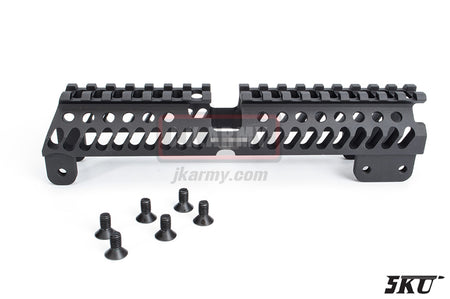 5KU Extra Long Upper Handguard for AK Series Rifle ( Black ) ( B31 Style )