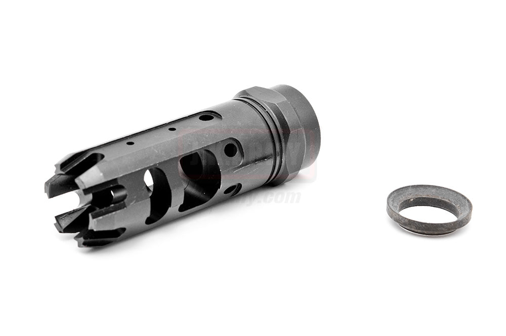 5KU King Comp Style 556 Steel Flash Hider ( BK 14mm CCW )