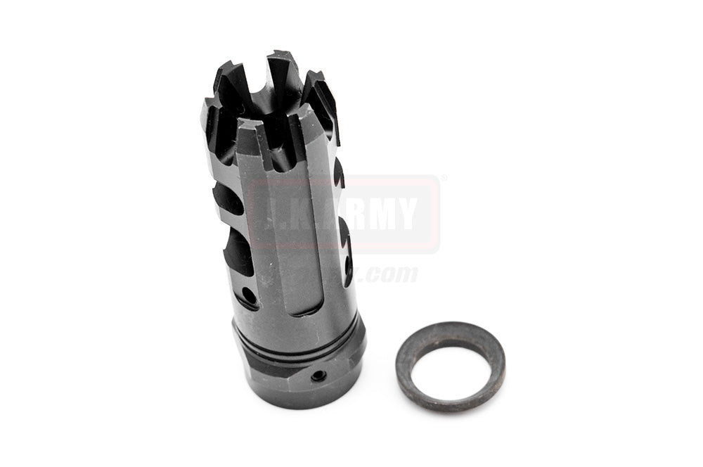 5KU King Comp Style 556 Steel Flash Hider ( BK 14mm CCW )