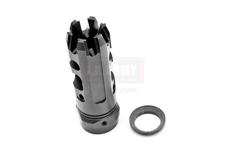 5KU King Comp Style 556 Steel Flash Hider ( BK 14mm CCW )