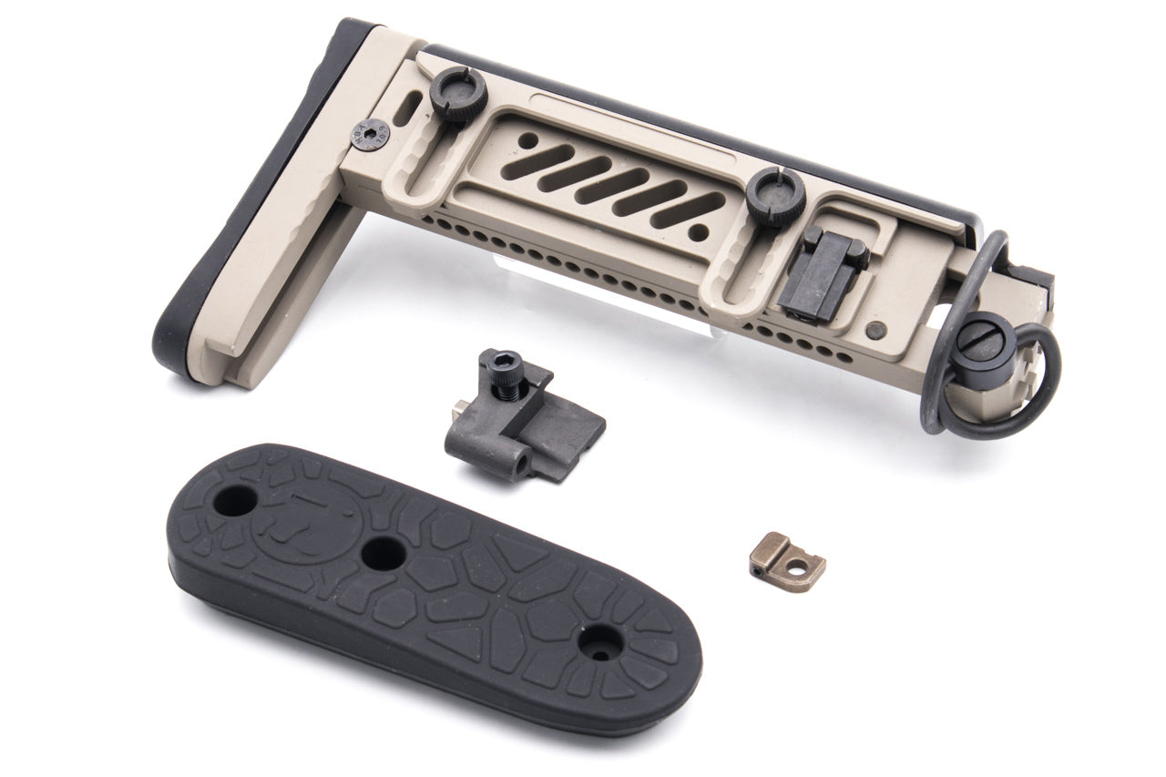 5KU PT-1 Style AK Side Folding Stock for CYMA LCT GHK AK Gen2 ( Tan )