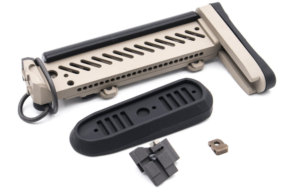 5KU PT-1 Style AK Side Folding Stock for CYMA LCT GHK AK Gen2 ( Tan )