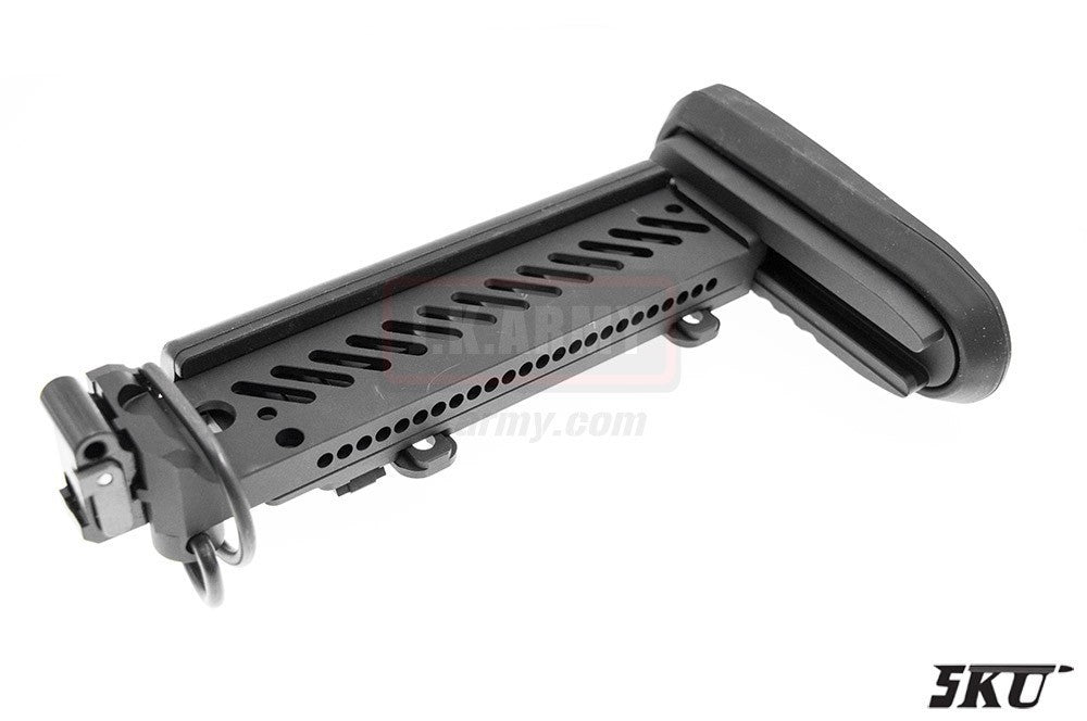 5KU PT-1 Style AK Side Folding Stock for CYMA LCT GHK AK Gen2 ( Black )