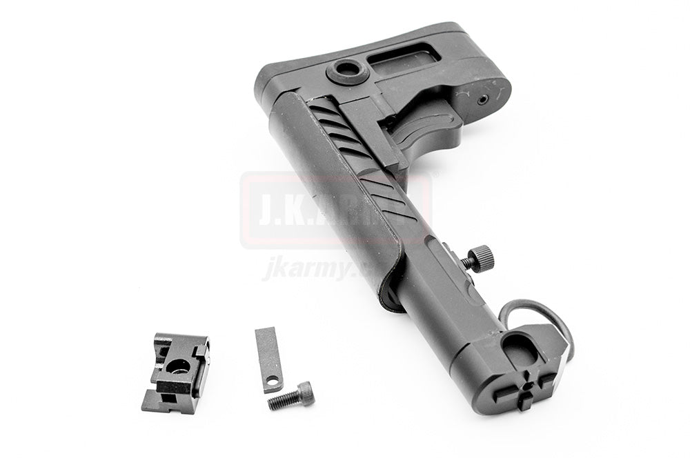 5KU PT-3 AK Telescopic Side Foldable Buttstock Stock for E&L AK Series ( Black / Tan )-Tan