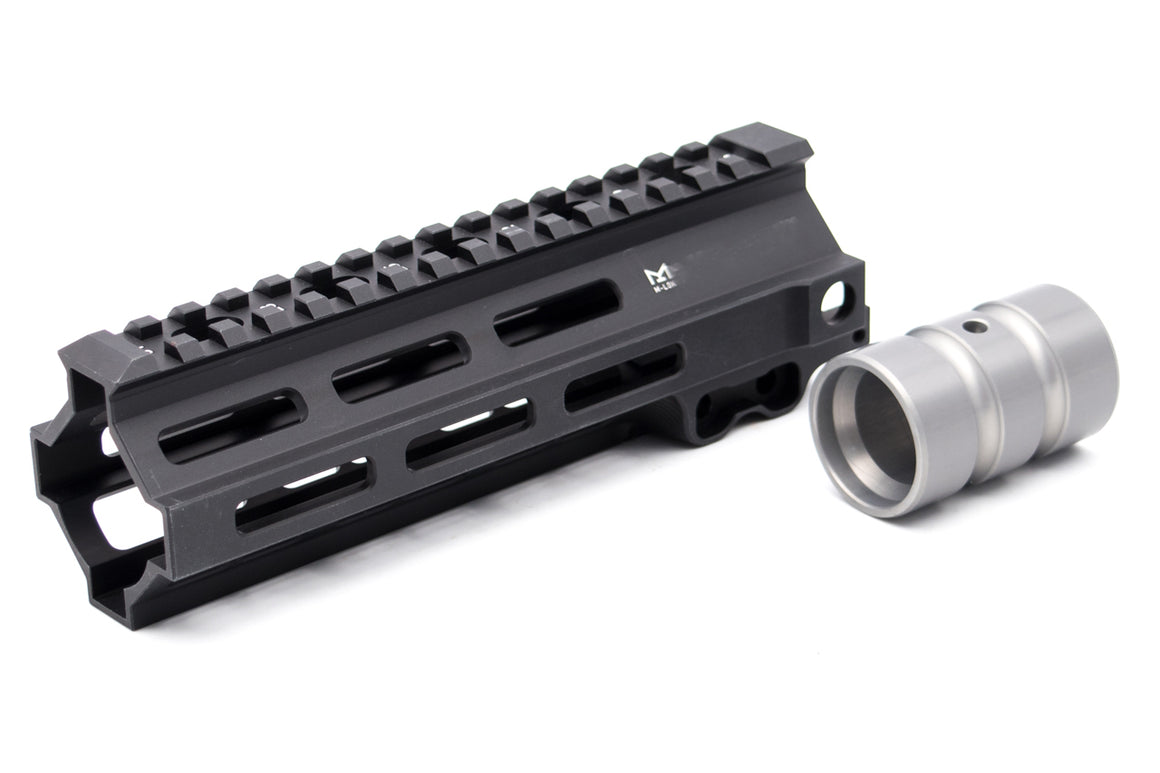 5KU 7 Inch MK8 Style Rail for AEG / MWS / WA GBB Spec ( Black / DDC )
