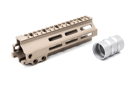 5KU 7 Inch MK8 Style Rail for AEG / MWS / WA GBB Spec ( Black / DDC )
