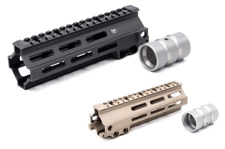 5KU 7 Inch MK8 Style Rail for AEG / MWS / WA GBB Spec ( Black / DDC )
