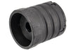 5KU 360 X37 AK Style Muzzle Brake w/ Blast Shield 14mm CCW for Airsoft AK Series