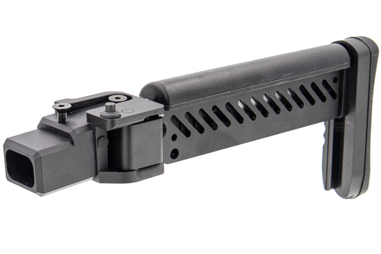 5KU PT-5 Side Folding Stock for GHK AKM GBBR Airsoft ( Black )
