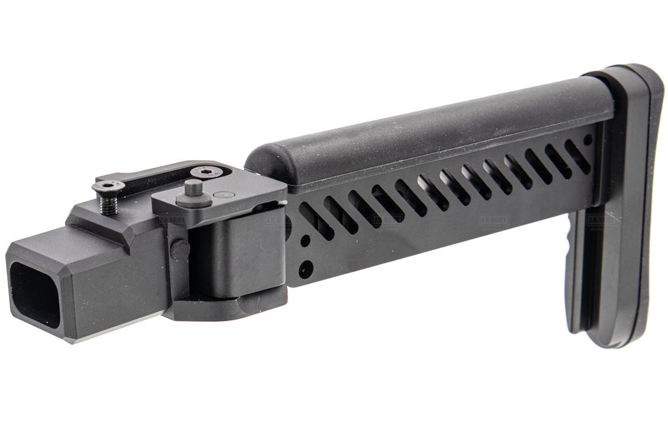 5KU PT-5 Side Folding Stock for GHK AKM GBBR Airsoft ( Black )