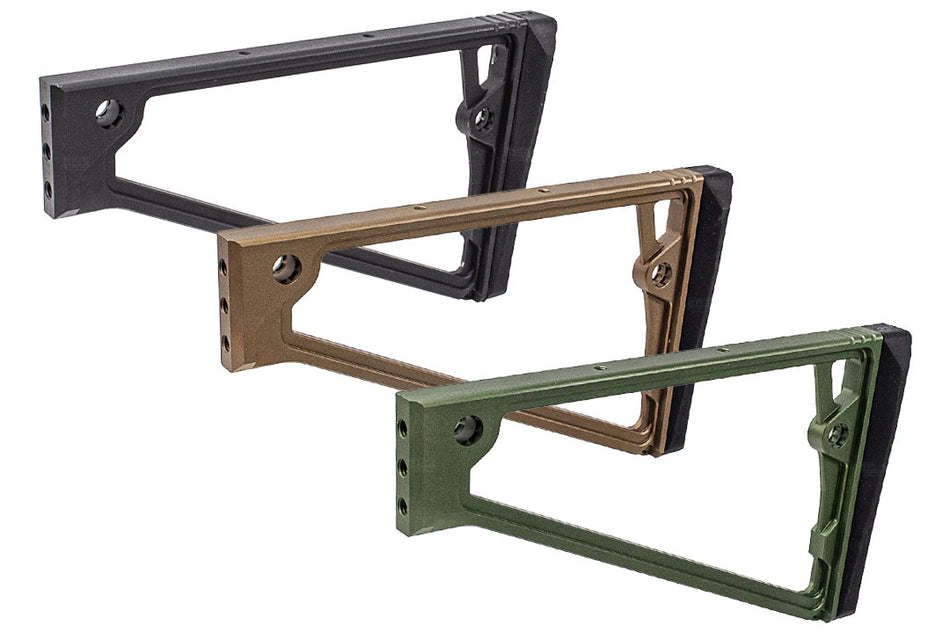 5KU TS-8RP Style Folding Buttplate Triangle Stock with 1913 Picatinny Rail Folding Mech-Olive Drab