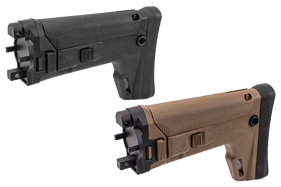 5KU ACR Style Adjustable Folding Stock For CYMA MP5K AEG -Tan