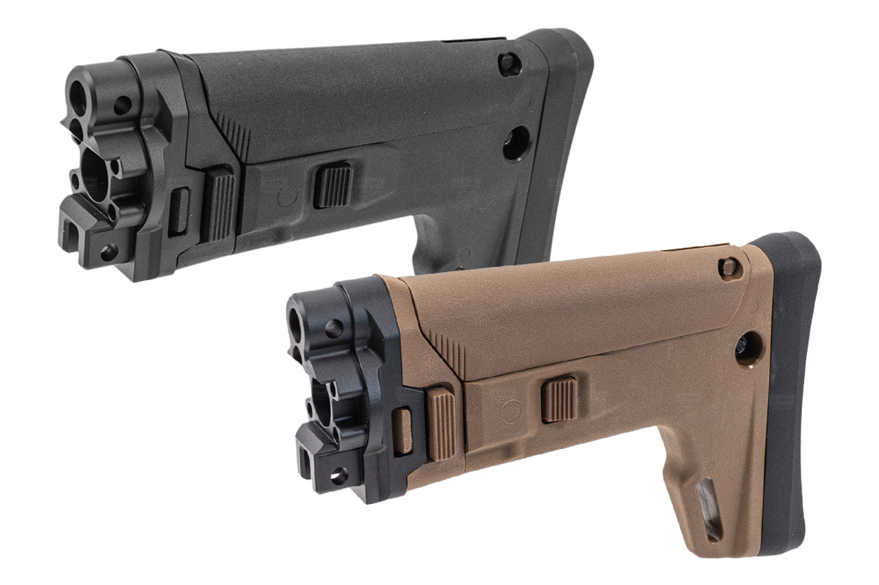 5KU ACR Style Adjustable Folding Stock For Umarex / VFC MP5K GBB -Tan