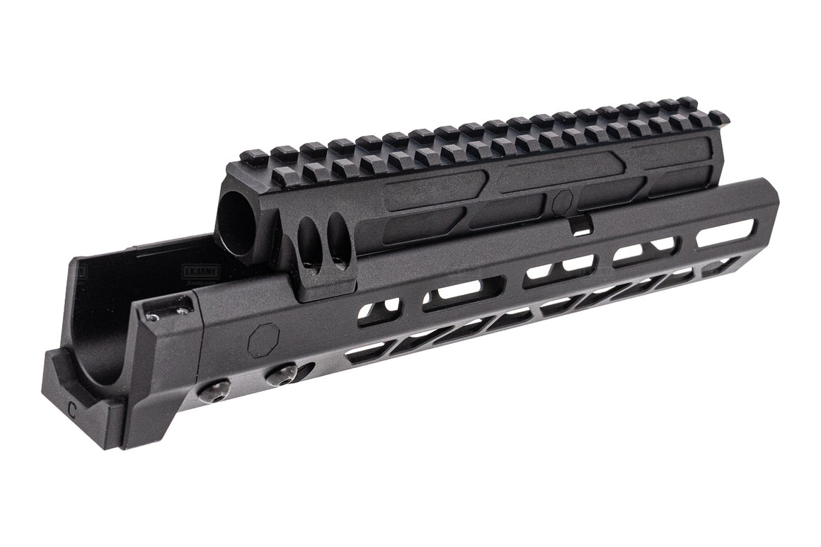 5KU CNC Aluminum JM Style 10.1" M-LOK Handguard For CYMA AKM AEG Rifle