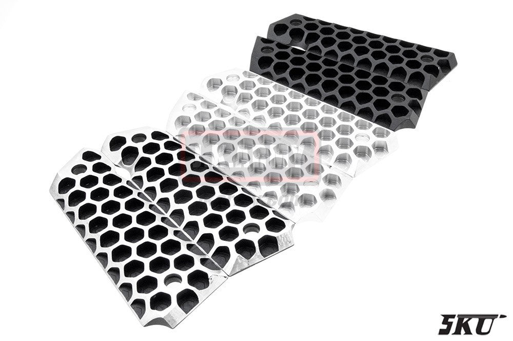 5KU Alumium 1911 Grips ( Apocalypse Hive )-Silver