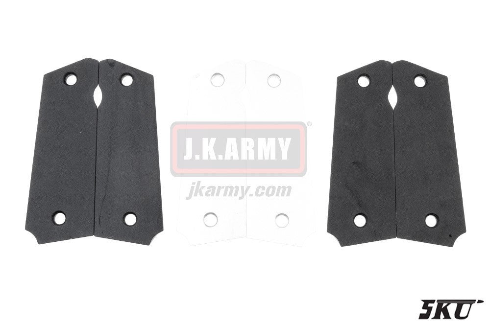 5KU Alumium 1911 Grips ( Apocalypse Hive )-Silver