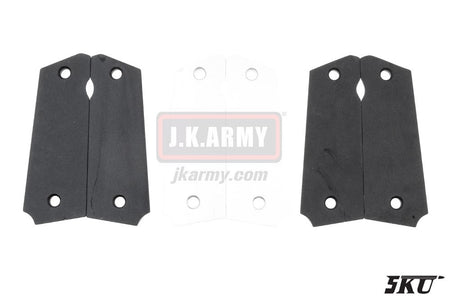5KU Alumium 1911 Grips ( Apocalypse Hive )-Silver