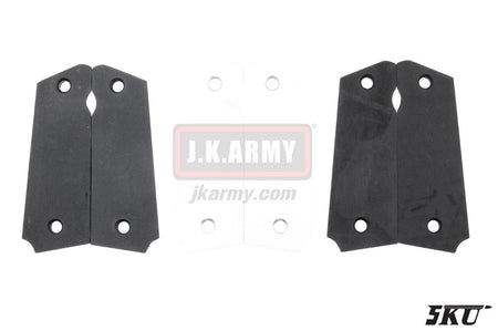 5KU Alumium 1911 Grips ( Cobra )-Silver