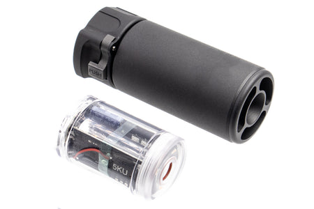 5KU Spitfire Tracer Warden Blast Diffuser with 4P Flash Hider - 14mm CCW-Tan