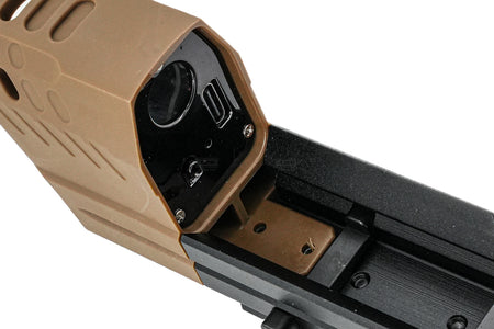 5KU Spitfire Tracer Compensator For SIG AIR / VFC P320 M18 X Carry GBBP Series -Tan