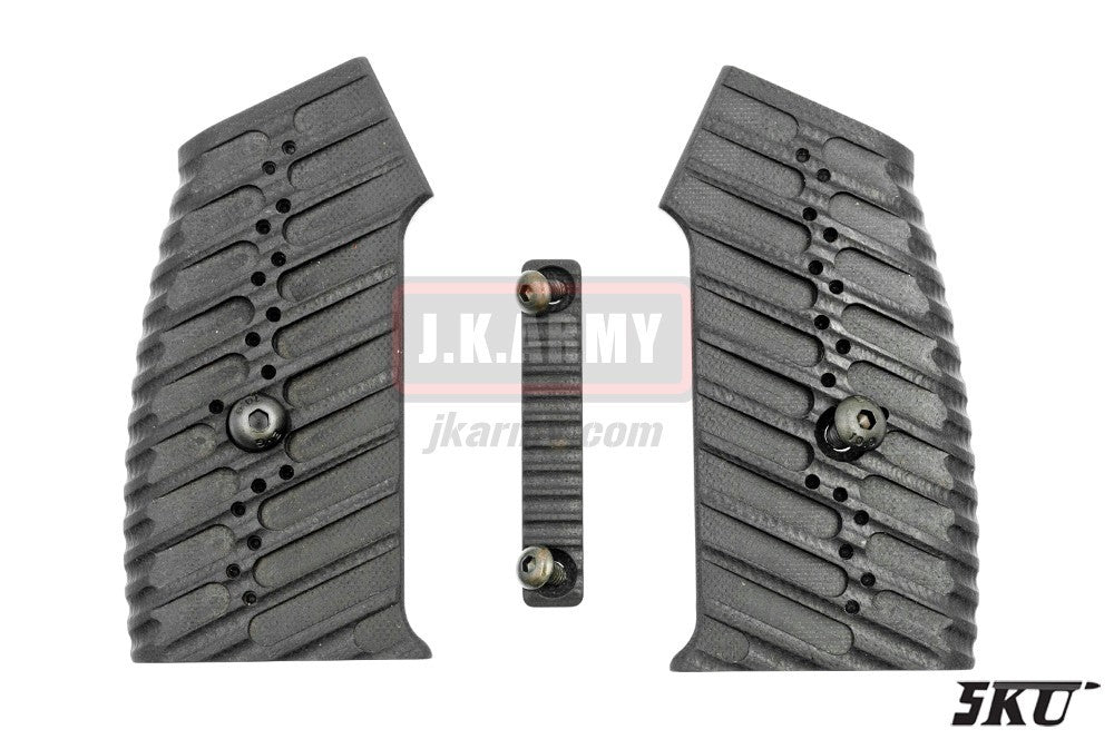 5KU CNC Moduler M4 GBB Grip Cover Set ( Type 3 )