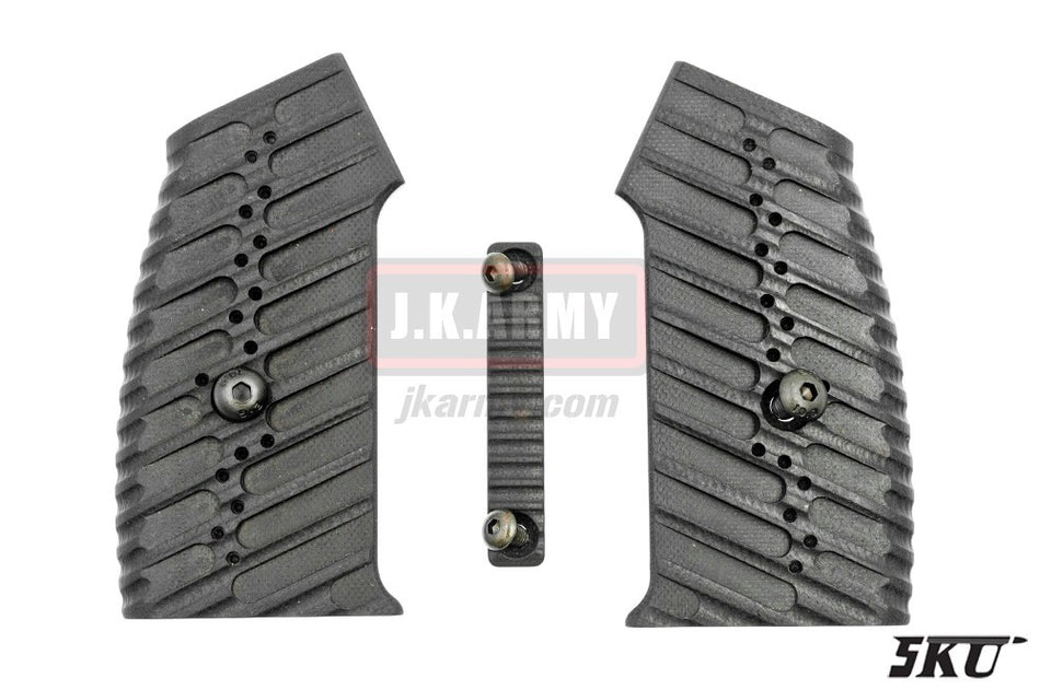 5KU CNC Moduler M4 GBB Grip Cover Set ( Type 3 )