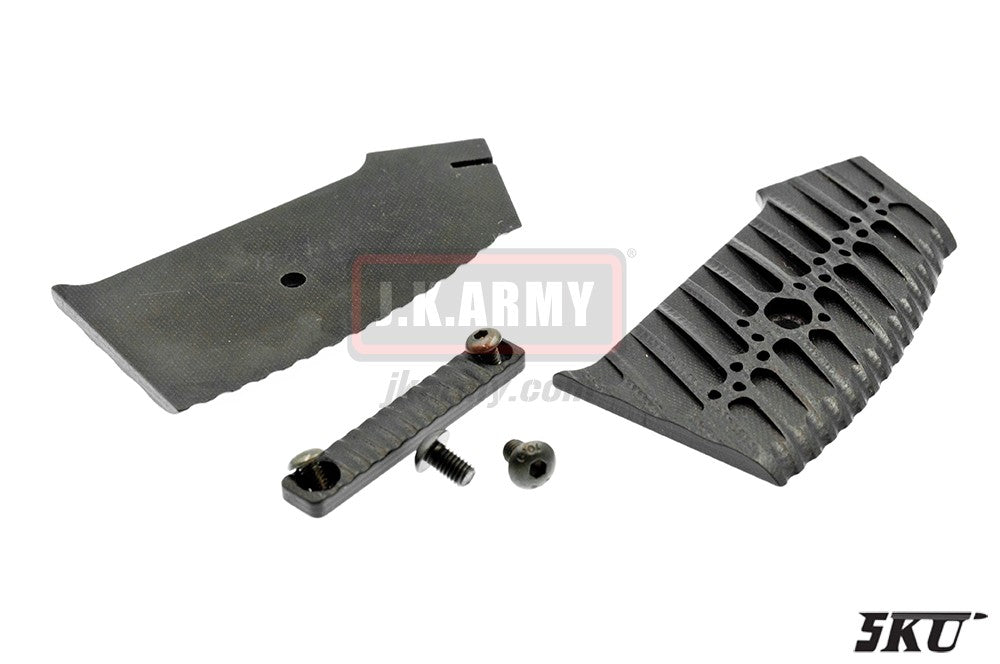 5KU CNC Moduler M4 GBB Grip Cover Set ( Type 3 )