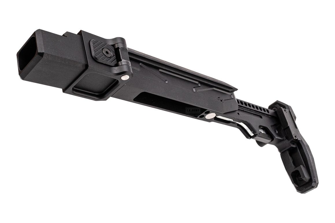 5KU KPYK Style Adjustable Telescopic Folding Stock For GHK AKM V3 GBBR