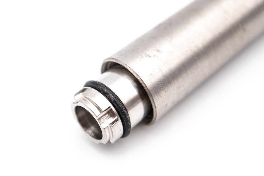 5KU 5 Inch Comp Ready Steel Outer Barrel for Hi-Capa ( STI .38 Super ) ( Silver )