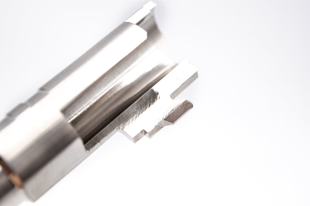 5KU 5 Inch Comp Ready Steel Outer Barrel for Hi-Capa ( STI .38 Super ) ( Silver )