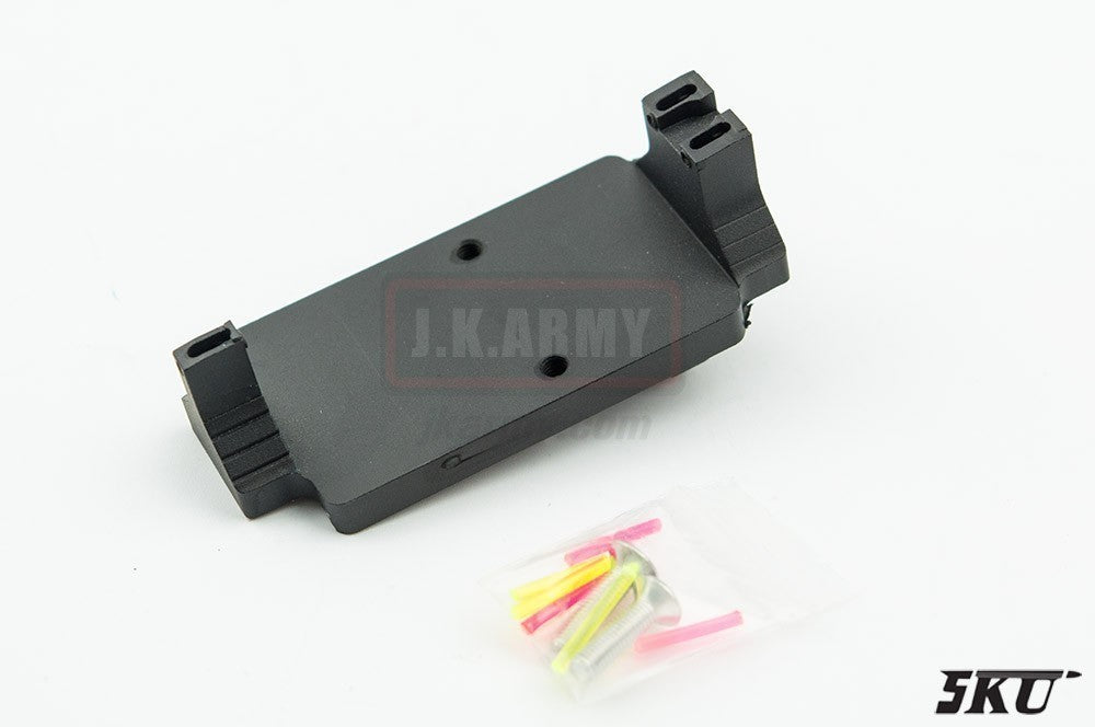 5KU RMR Optic Fiber Sight Base for TM G-Series GBB Pistol