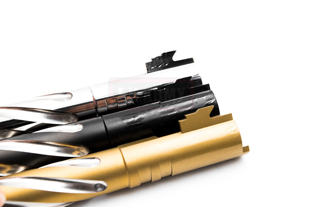 5KU Twist Style 5 inch Stainless Outer Barrel TM Hi-capa-Silver