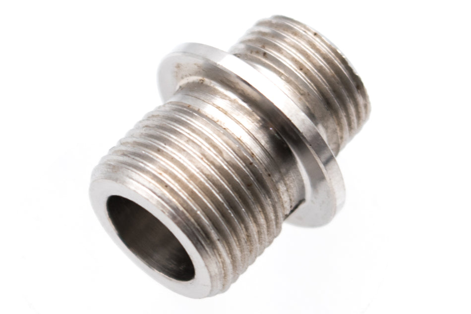 5KU Stainless Steel Dummy Suppressor Adapter 12mm CCW to 14mm CCW ( Silver )