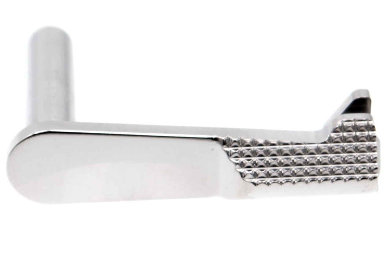 5KU Stainless Steel Slide Stop For Tokyo Marui TM Hi-Capa GBB Pistol Series ( Silver )-Type 504