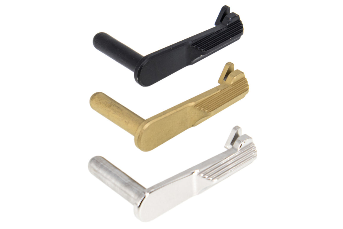 5KU Stainless Steel Slide Stop Type 5 for Marui TM Hi-Capa GBB Series ( GB-511 )-Silver