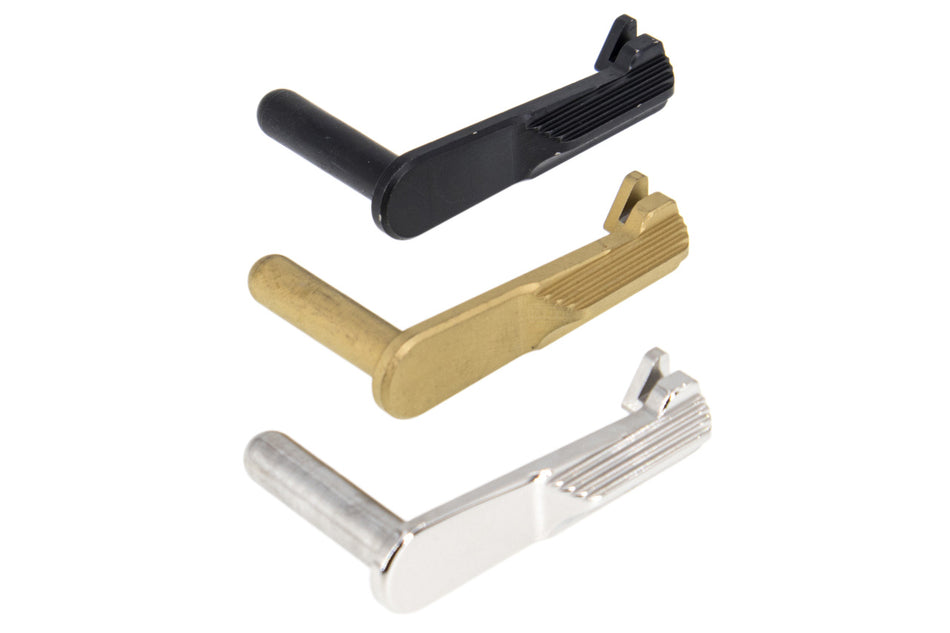 5KU Stainless Steel Slide Stop Type 5 for Marui TM Hi-Capa GBB Series ( GB-511 )-Silver